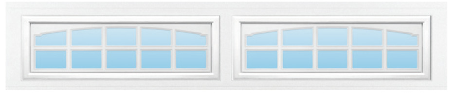 Cascade Ranch garage door windows