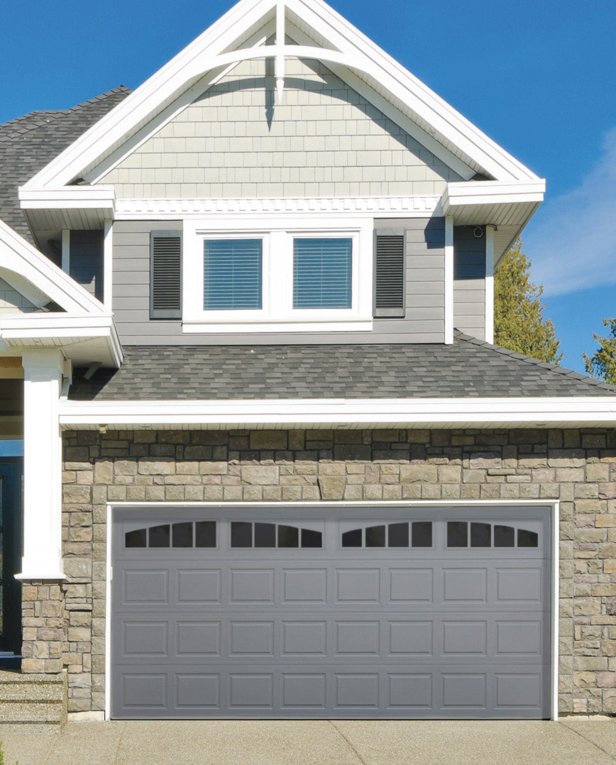 legacy short panel residential garage door