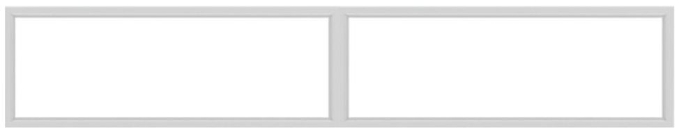 plain long panel garage door windows