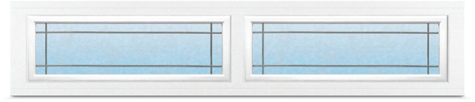 Prairie Ranch garage door windows