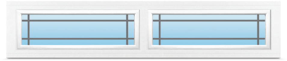 Prairie Ranch garage door windows