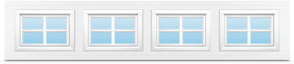 Stockton garage door windows