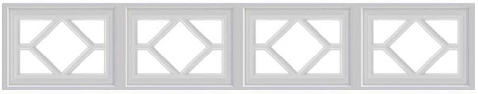 Waterton garage door windows